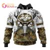 NFL New York Giants Specialized Specialized Design Wih Deer Skull And Forest Pattern For Go Hunting 3D Hoodie