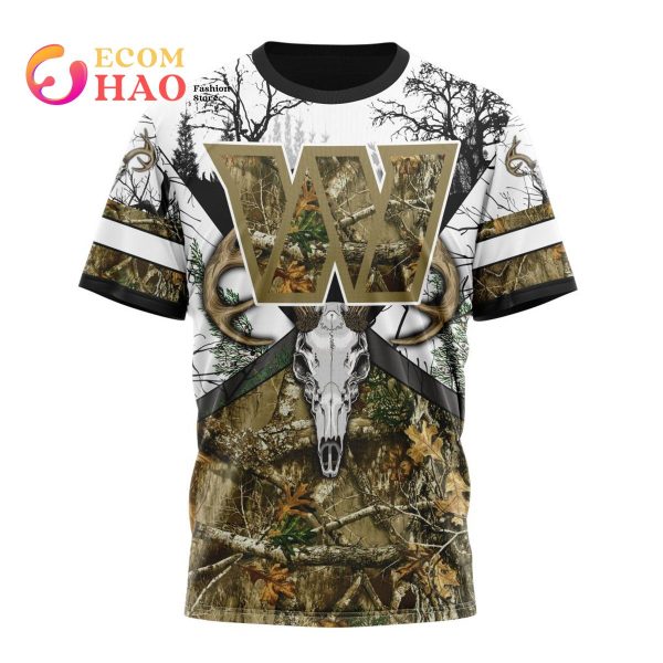 NFL Washington Football Team Specialized Specialized Design Wih Deer Skull And Forest Pattern For Go Hunting 3D Hoodie
