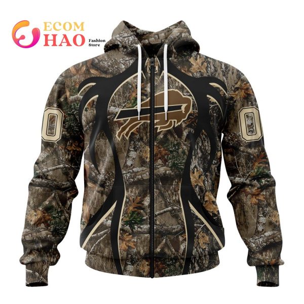 NFL Buffalo Bills Special Camo Realtree Hunting 3D Hoodie