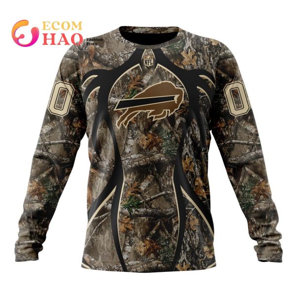 NFL Buffalo Bills Special Camo Realtree Hunting 3D Hoodie