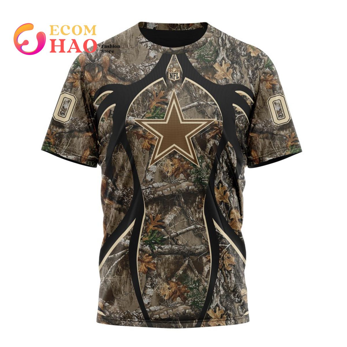 Dallas Cowboys 3D Camo Veteran Hoodie, Shirt