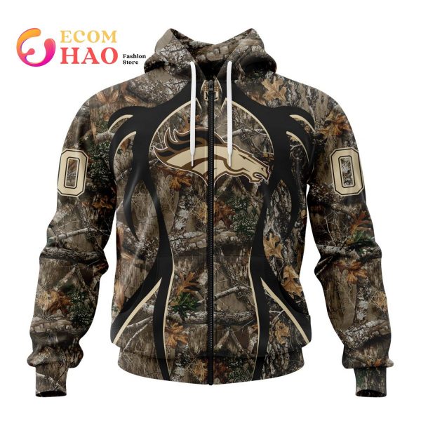 Denver Broncos NFL Team Realtree Camo Hunting Hoodie 3D All Over Print