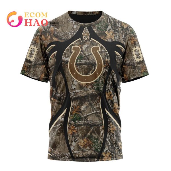 NFL Indianapolis Colts Special Camo Realtree Hunting 3D Hoodie