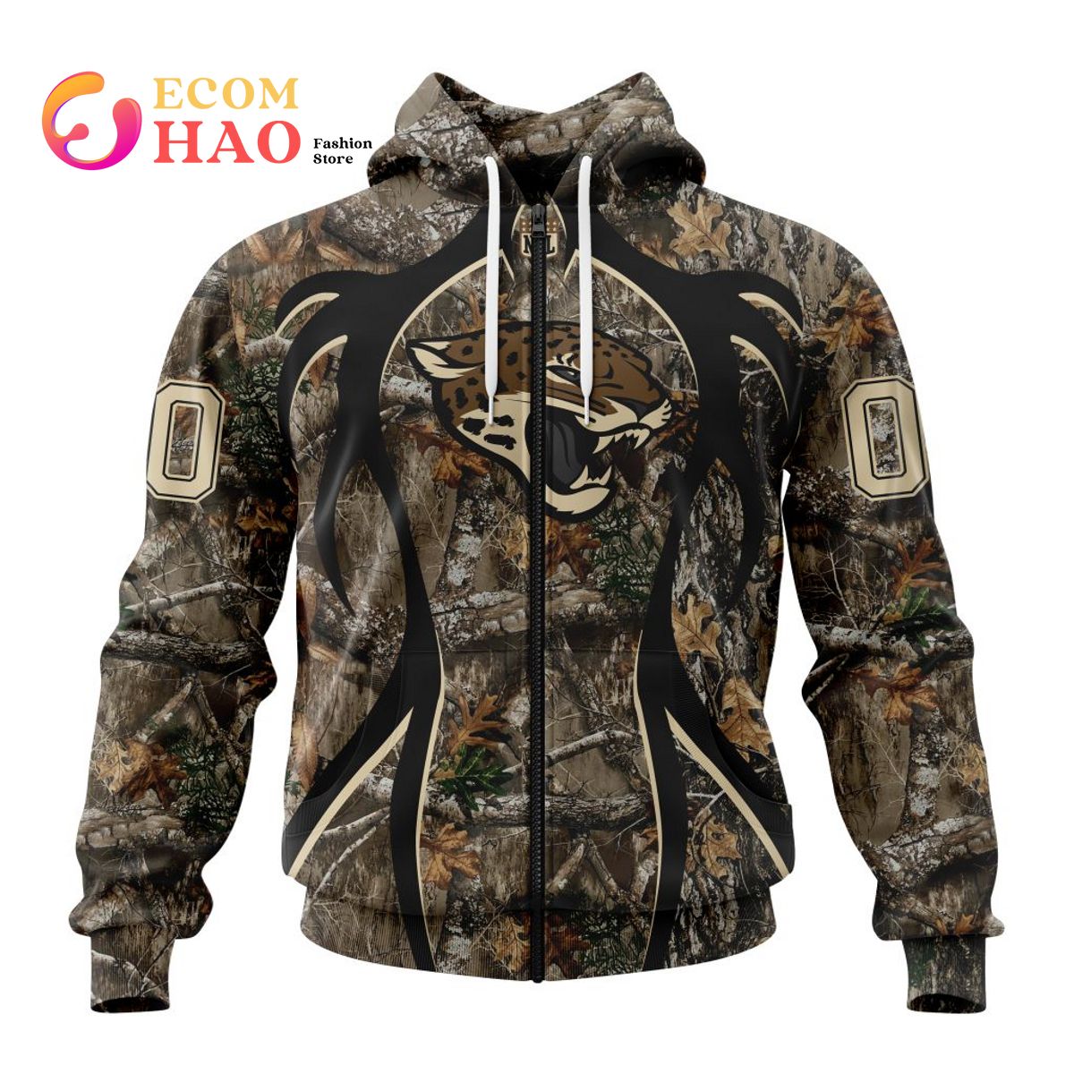 NFL Jacksonville Jaguars Special Camo Realtree Hunting 3D Hoodie