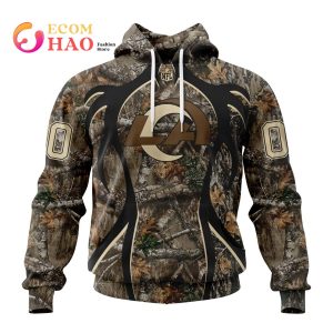 NFL Los Angeles Rams Special Camo Realtree Hunting 3D Hoodie