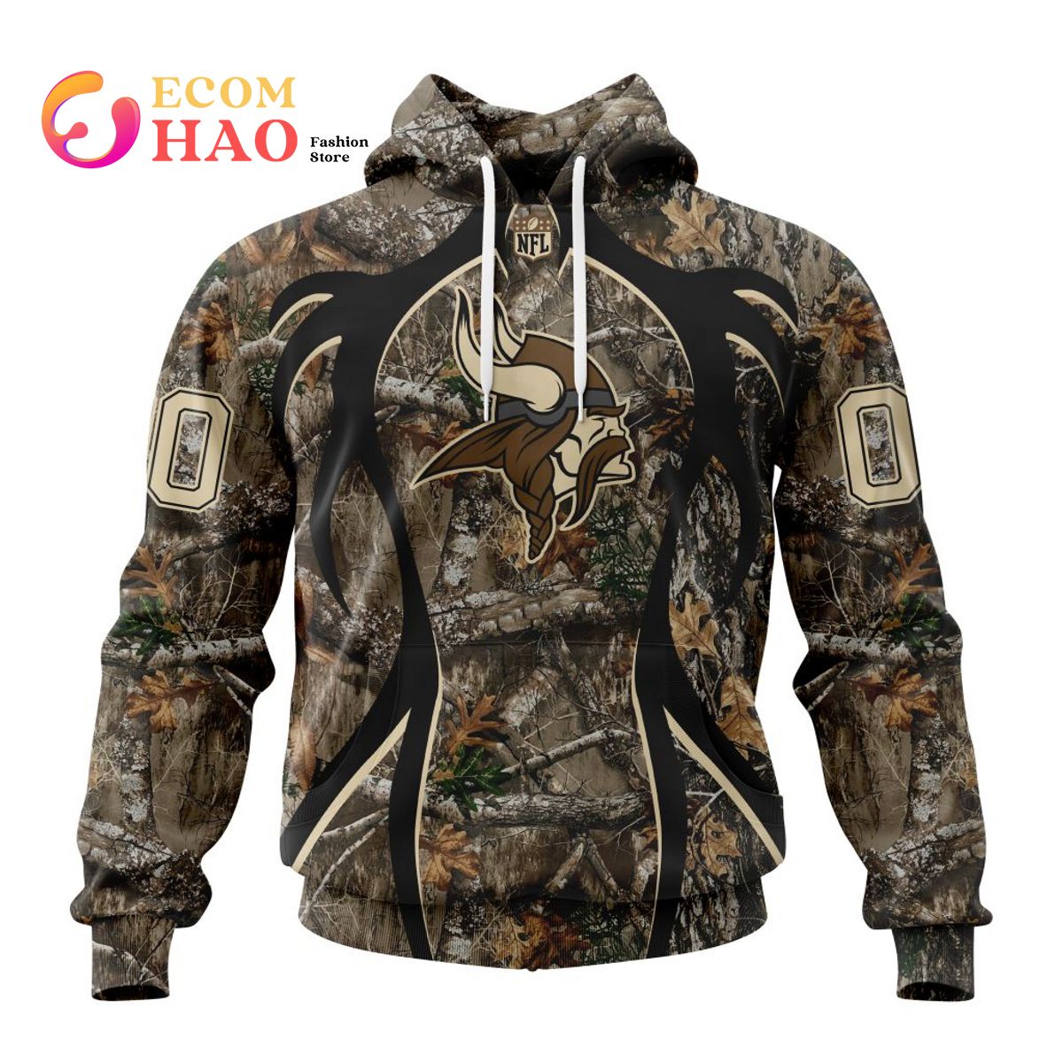 NFL New York Jets Special Camo Realtree Hunting 3D Hoodie