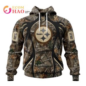 NFL Pittsburgh Steelers Special Camo Realtree Hunting 3D Hoodie