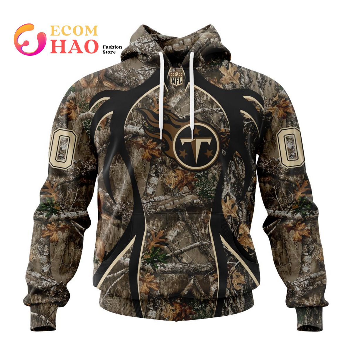 NFL Tampa Bay Buccaneers Special Camo Realtree Hunting 3D Hoodie