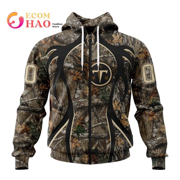 NFL Tennessee Titans Special Camo Realtree Hunting 3D Hoodie