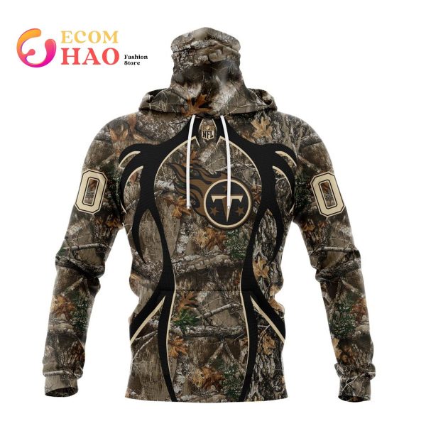 NFL Tennessee Titans Special Camo Realtree Hunting 3D Hoodie