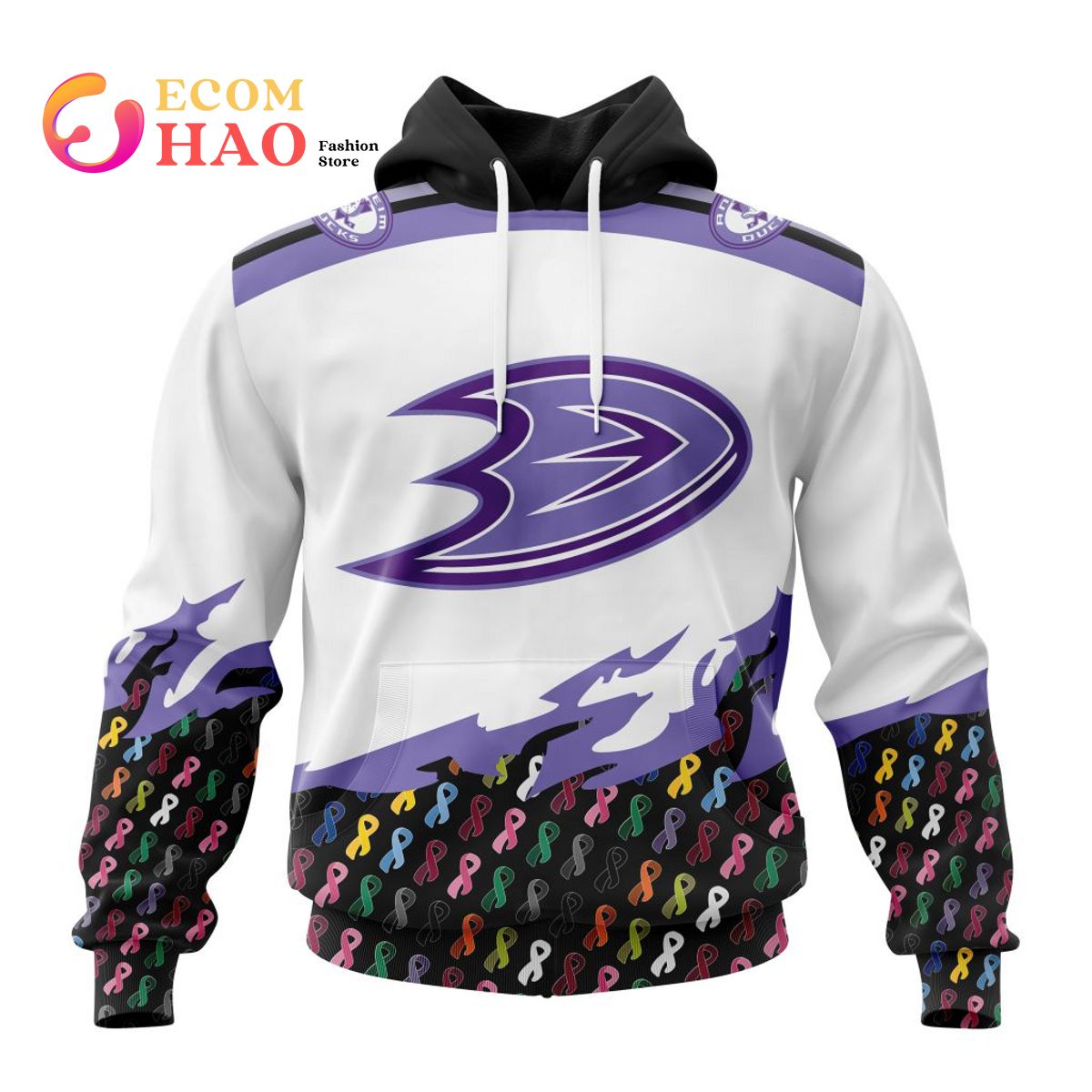 NHL Boston Bruins Specialized Kits In OCTOBER WE STAND TOGETHER WE CAN BEAT CANCER 3D Hoodie