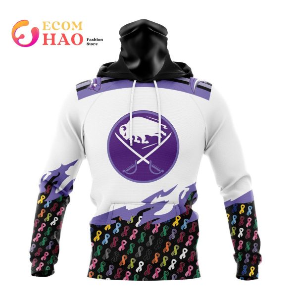 NHL Buffalo Sabres Specialized Kits In OCTOBER WE STAND TOGETHER WE CAN BEAT CANCER 3D Hoodie