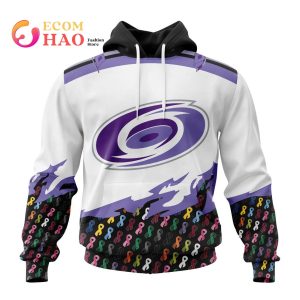 NHL Carolina Hurricanes Specialized Kits In OCTOBER WE STAND TOGETHER WE CAN BEAT CANCER 3D Hoodie