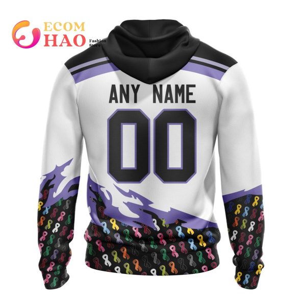 NHL San Jose Sharks Specialized Kits In OCTOBER WE STAND TOGETHER WE CAN BEAT CANCER 3D Hoodie