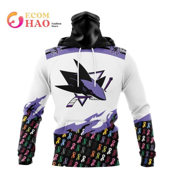 NHL San Jose Sharks Specialized Kits In OCTOBER WE STAND TOGETHER WE CAN BEAT CANCER 3D Hoodie
