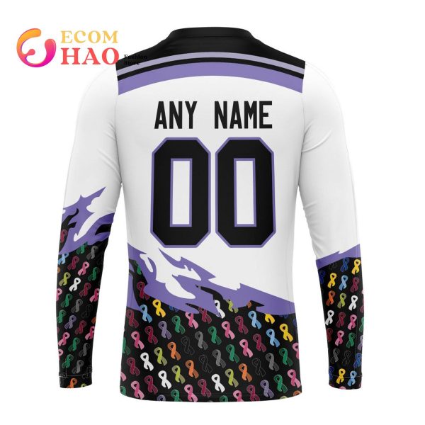 NHL San Jose Sharks Specialized Kits In OCTOBER WE STAND TOGETHER WE CAN BEAT CANCER 3D Hoodie