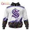 NHL San Jose Sharks Specialized Kits In OCTOBER WE STAND TOGETHER WE CAN BEAT CANCER 3D Hoodie
