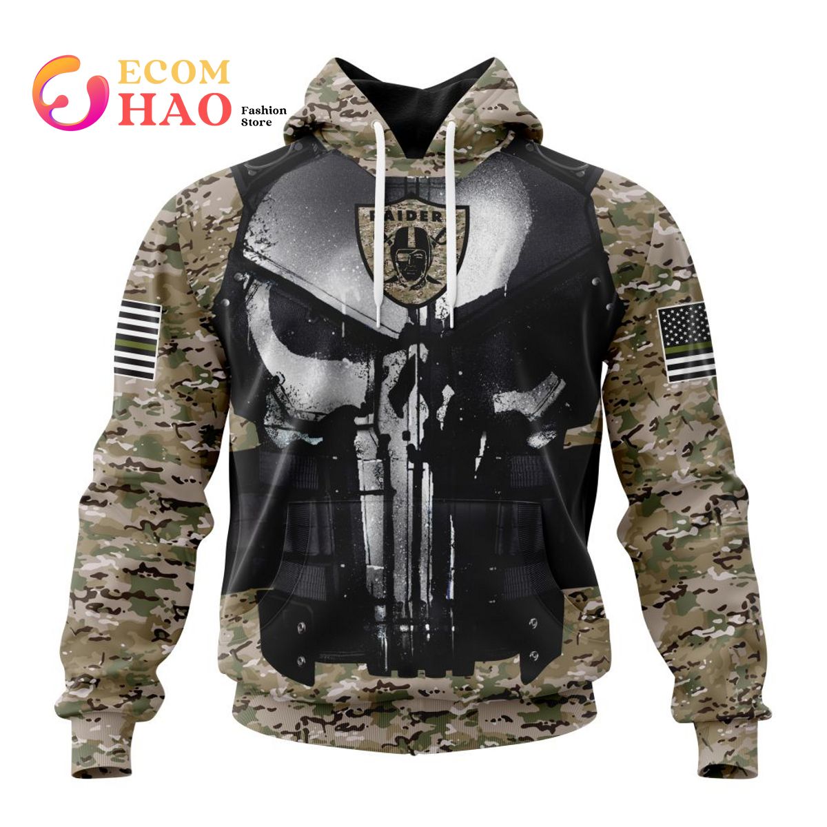 NFL Las Vegas Raiders Special Veteran Kits 3D Hoodie