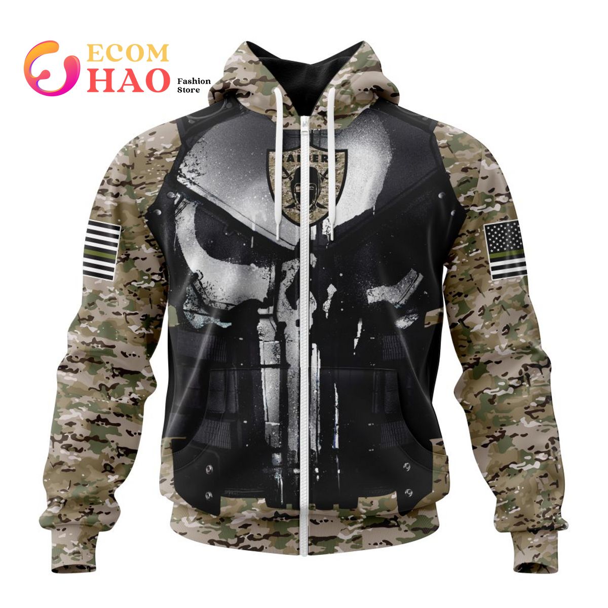 NFL Las Vegas Raiders Special Veteran Kits 3D Hoodie