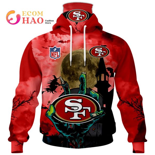 49ers NFL Halloween Jersey 3D Hoodie