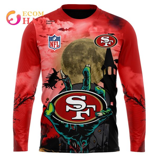 49ers NFL Halloween Jersey 3D Hoodie