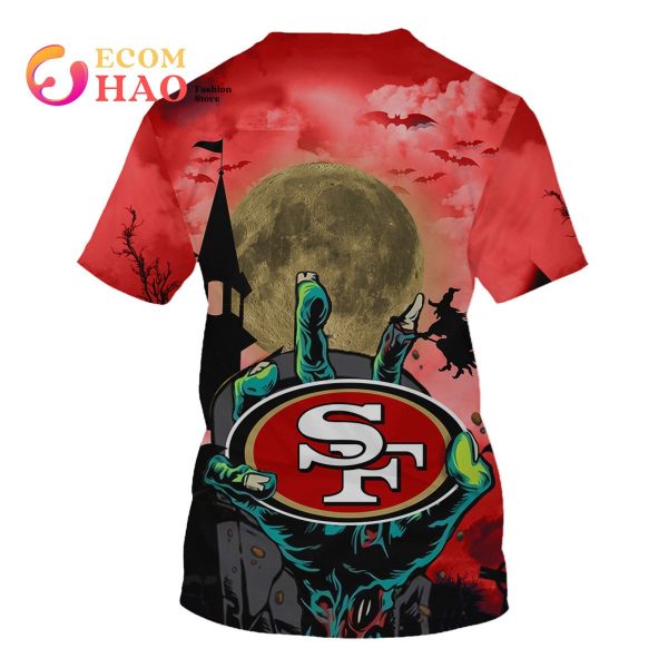 49ers NFL Halloween Jersey 3D Hoodie