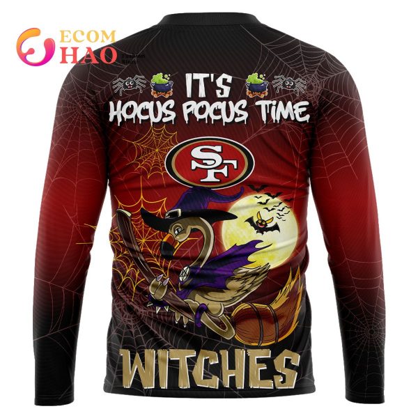 49ers NFL Halloween Jersey Falmingo Witches Hocus Pocus 3D Hoodie