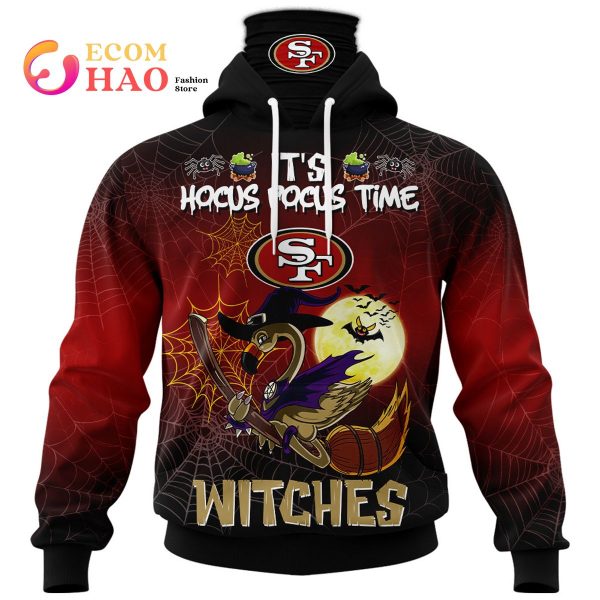 49ers NFL Halloween Jersey Falmingo Witches Hocus Pocus 3D Hoodie