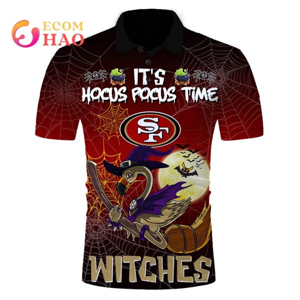 49ers NFL Halloween Jersey Falmingo Witches Hocus Pocus 3D Hoodie