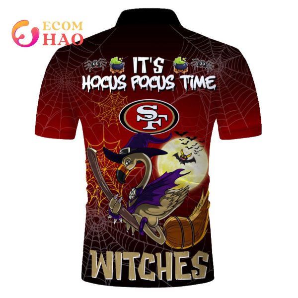 49ers NFL Halloween Jersey Falmingo Witches Hocus Pocus 3D Hoodie