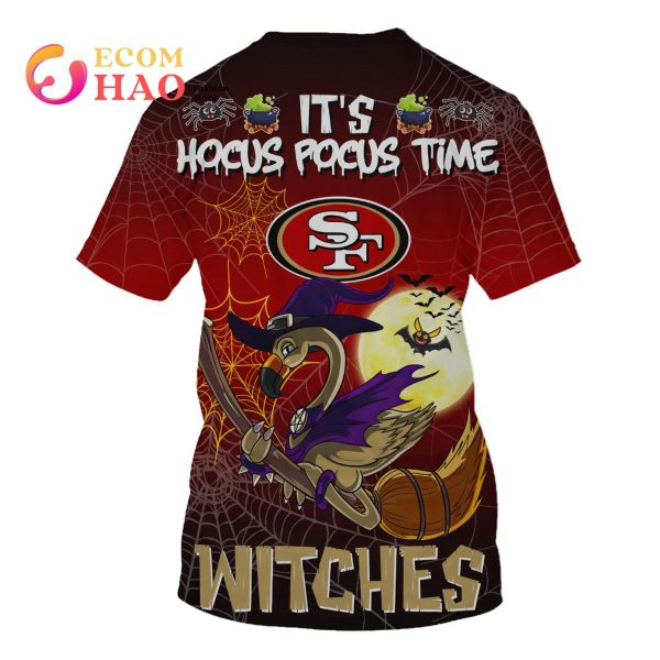49ers NFL Halloween Jersey Falmingo Witches Hocus Pocus 3D Hoodie