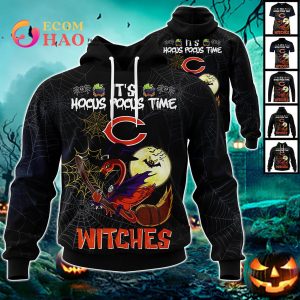 Bears NFL Halloween Jersey Falmingo Witches Hocus Pocus 3D Hoodie