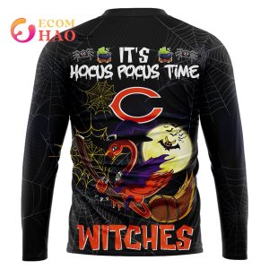 Bears NFL Halloween Jersey Falmingo Witches Hocus Pocus 3D Hoodie