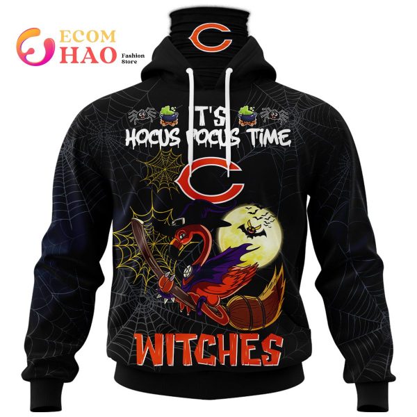 Bears NFL Halloween Jersey Falmingo Witches Hocus Pocus 3D Hoodie