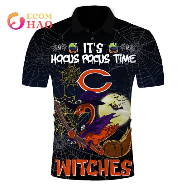 Bears NFL Halloween Jersey Falmingo Witches Hocus Pocus 3D Hoodie