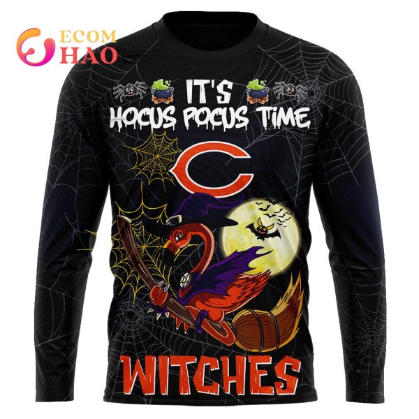 Bears NFL Halloween Jersey Falmingo Witches Hocus Pocus 3D Hoodie
