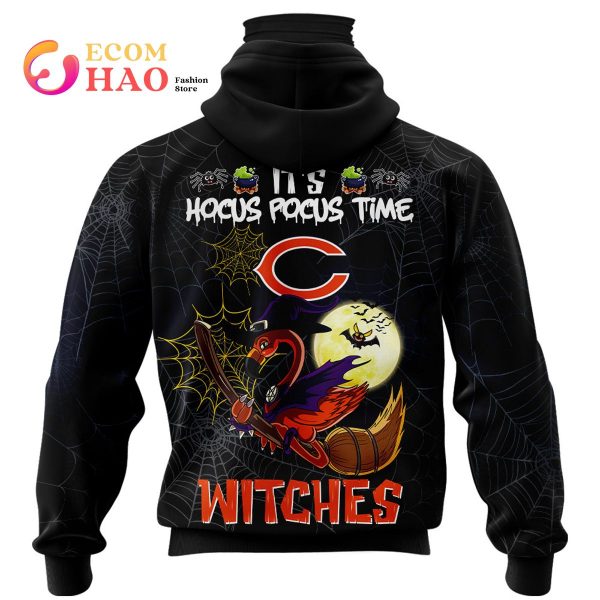 Bears NFL Halloween Jersey Falmingo Witches Hocus Pocus 3D Hoodie