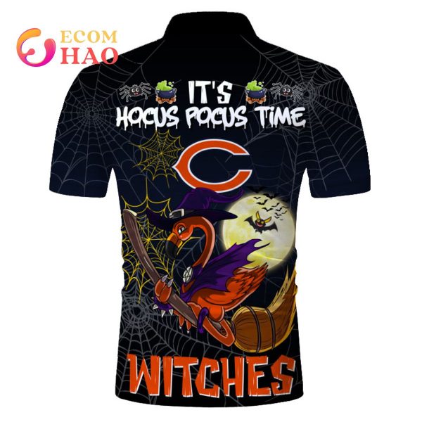 Bears NFL Halloween Jersey Falmingo Witches Hocus Pocus 3D Hoodie