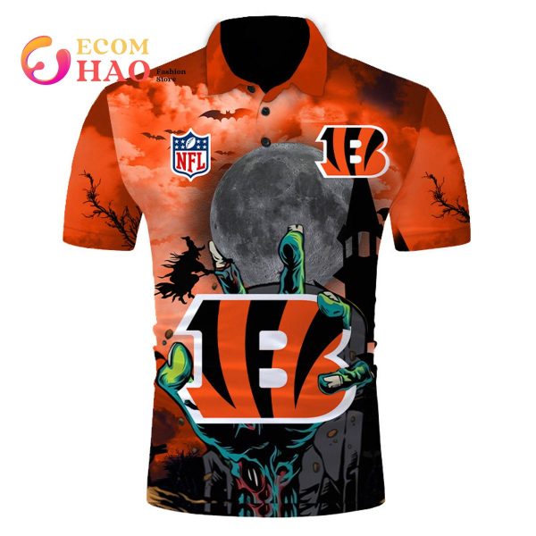 Bengals NFL Halloween Jersey 3D Hoodie