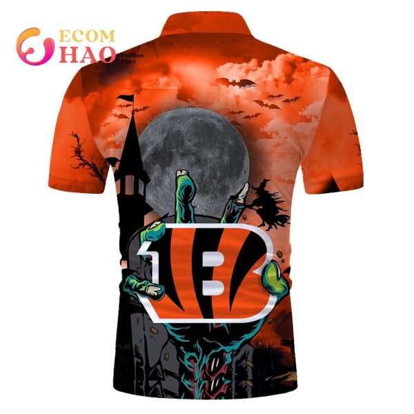 Bengals NFL Halloween Jersey 3D Hoodie