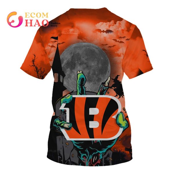 Bengals NFL Halloween Jersey 3D Hoodie