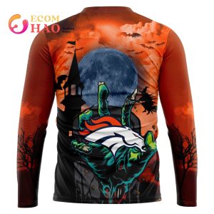 Broncos NFL Halloween Jersey 3D Hoodie