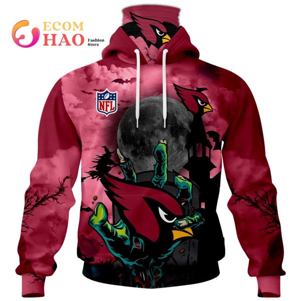 Cardinals NFL Halloween Jersey 3D Hoodie