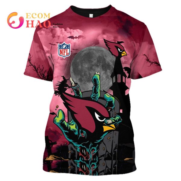 Cardinals NFL Halloween Jersey 3D Hoodie