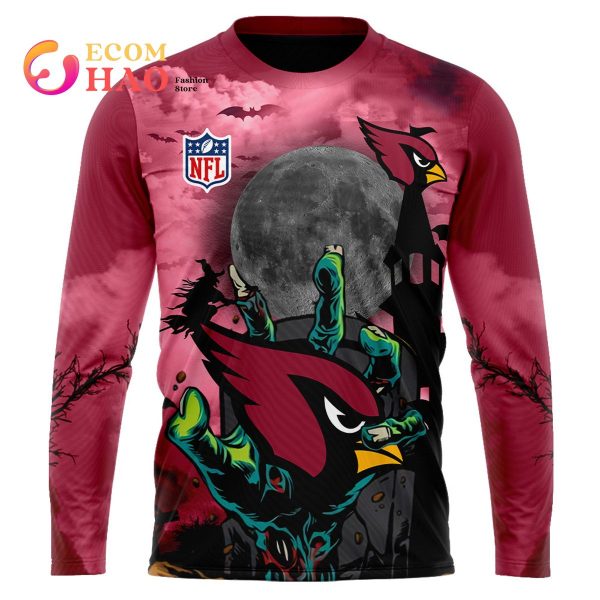 Cardinals NFL Halloween Jersey 3D Hoodie