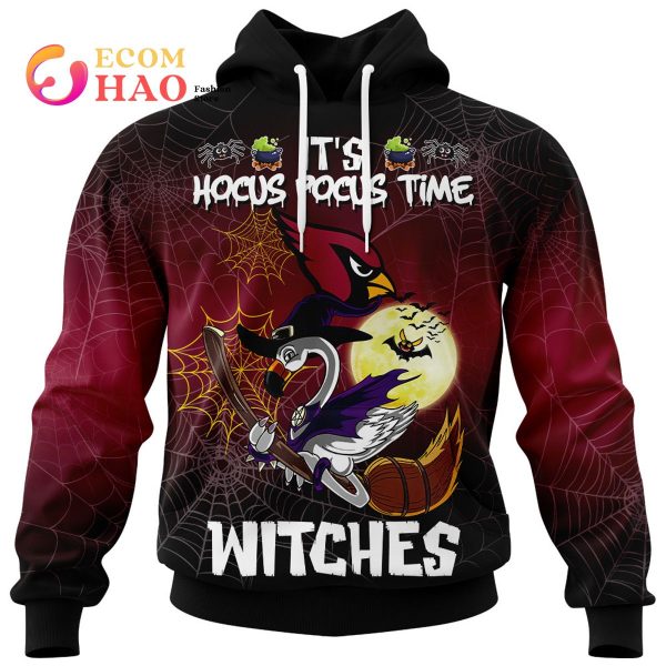 Cardinals NFL Halloween Jersey Falmingo Witches Hocus Pocus 3D Hoodie