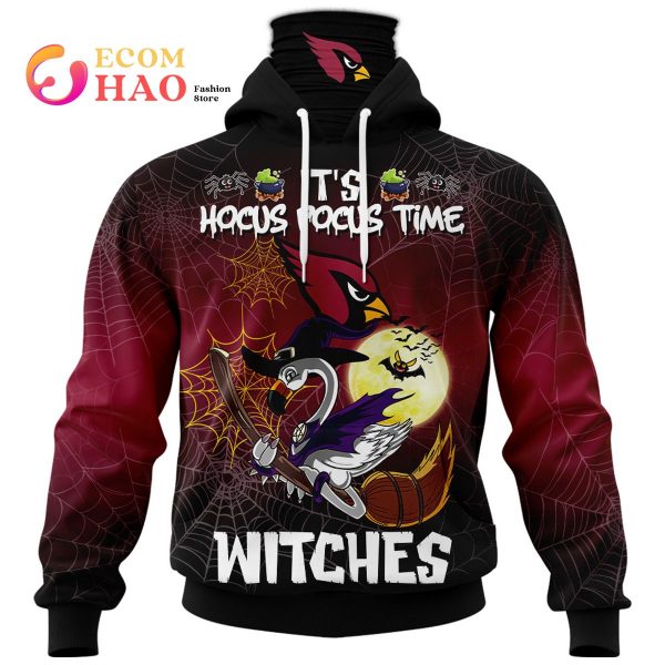 Cardinals NFL Halloween Jersey Falmingo Witches Hocus Pocus 3D Hoodie