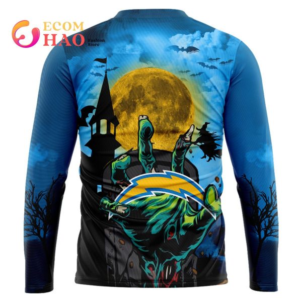 Chargers NFL Halloween Jersey 3D Hoodie