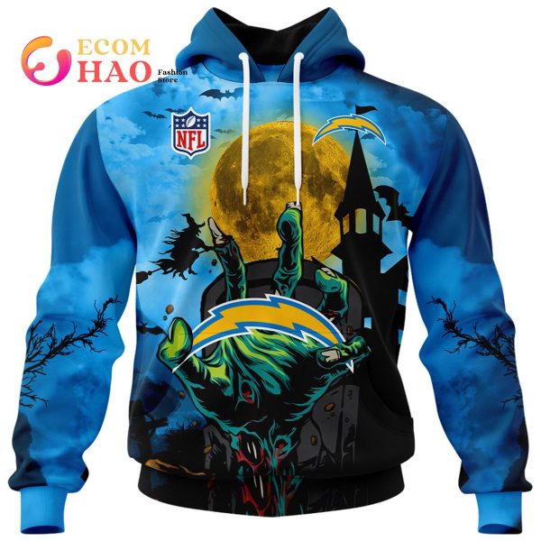 Chargers NFL Halloween Jersey 3D Hoodie