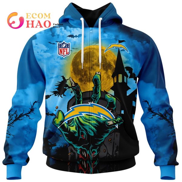 Chargers NFL Halloween Jersey 3D Hoodie
